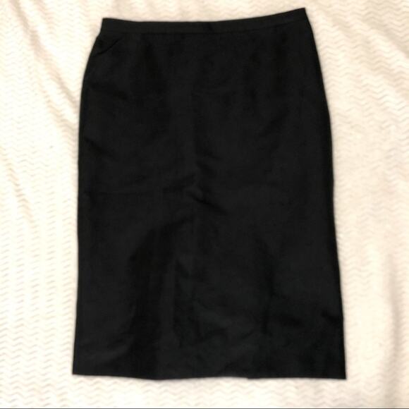 Moschino Cheap & Chic Black Pencil Skirt Career Womens 8 Dark Academia Classic - Picture 1 of 5